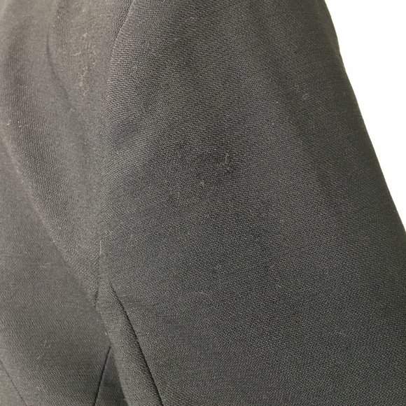 Helmut Lang Womens Black One Button Structured Jacket Blazer Size 8 Cropped - Picture 10 of 13